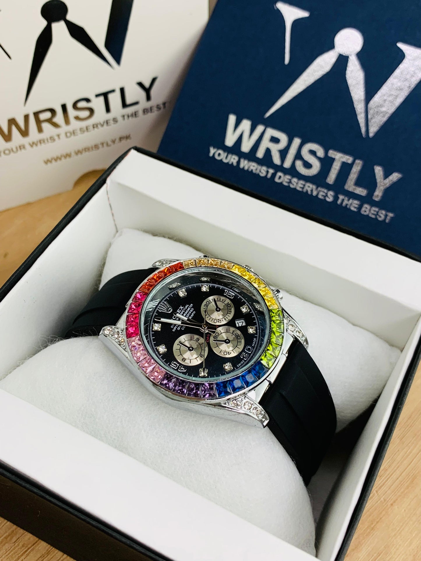 RLX DAYTONA RAINBOW STONE