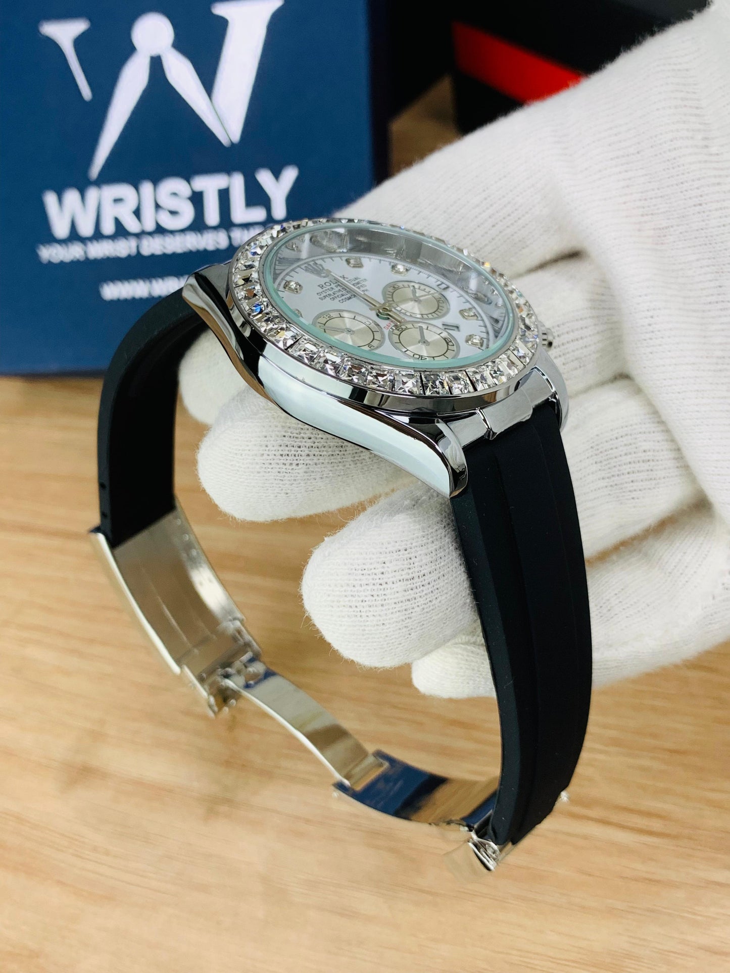 RLX SILVER DAYTONA STONE