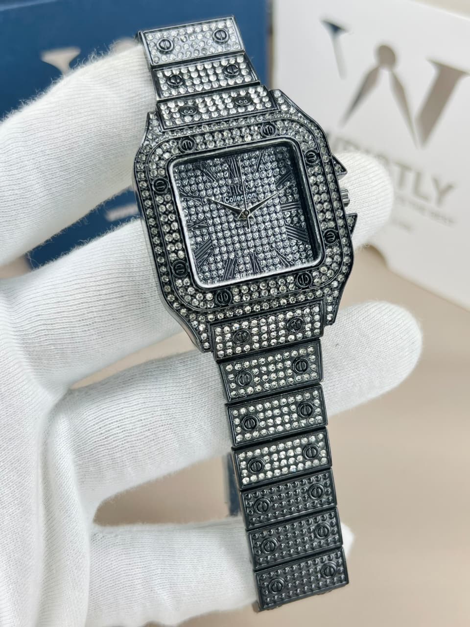 IK Cartier Stone Chain Watch