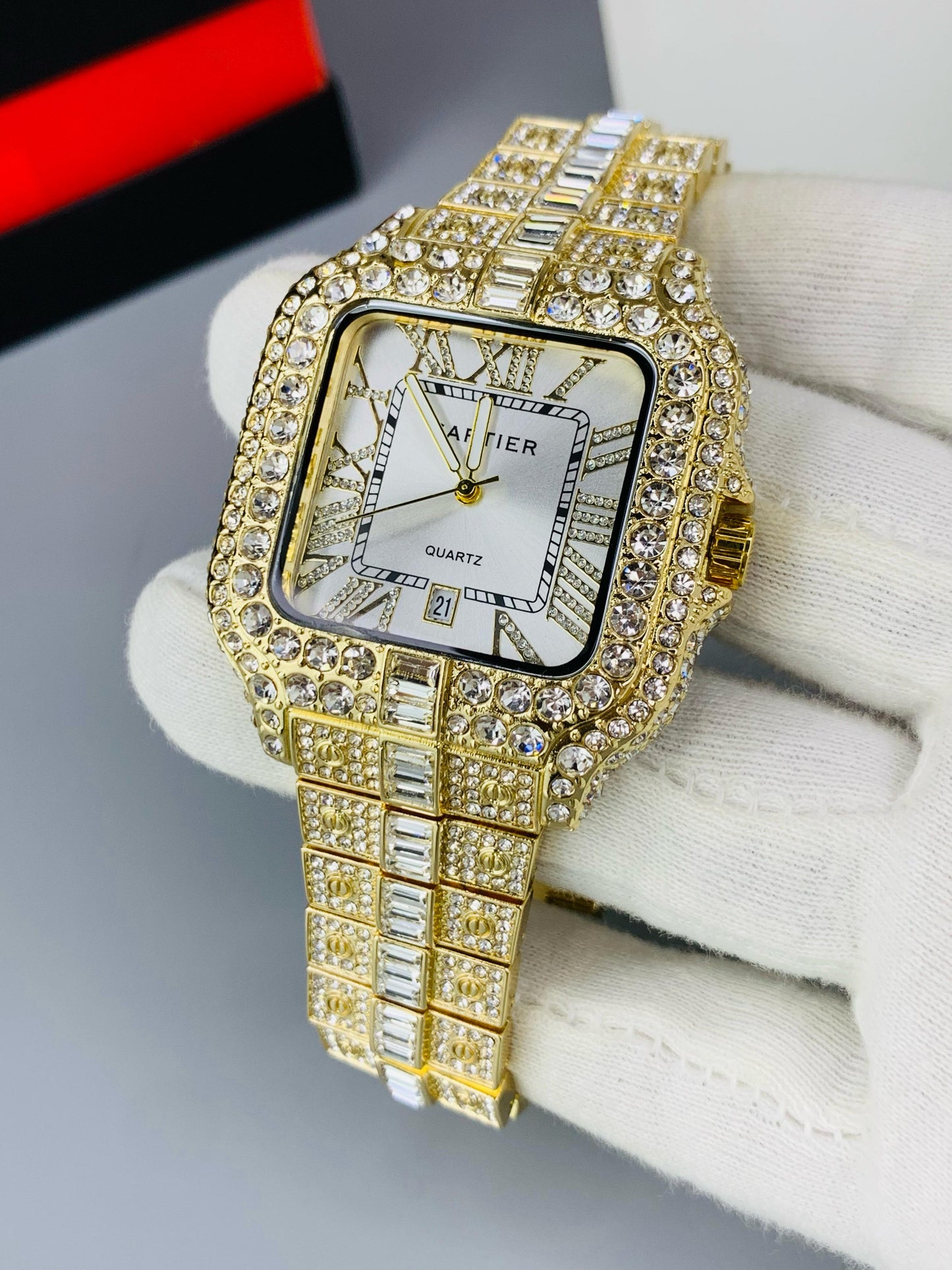 Cartier Golden Full Stone (UNISEX)