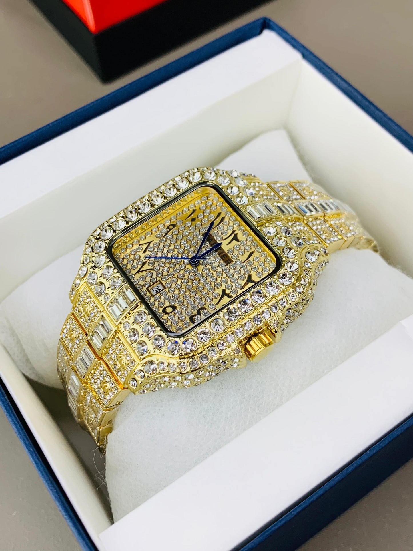 Cartier Arabic Dial Full Stone (UNISEX)