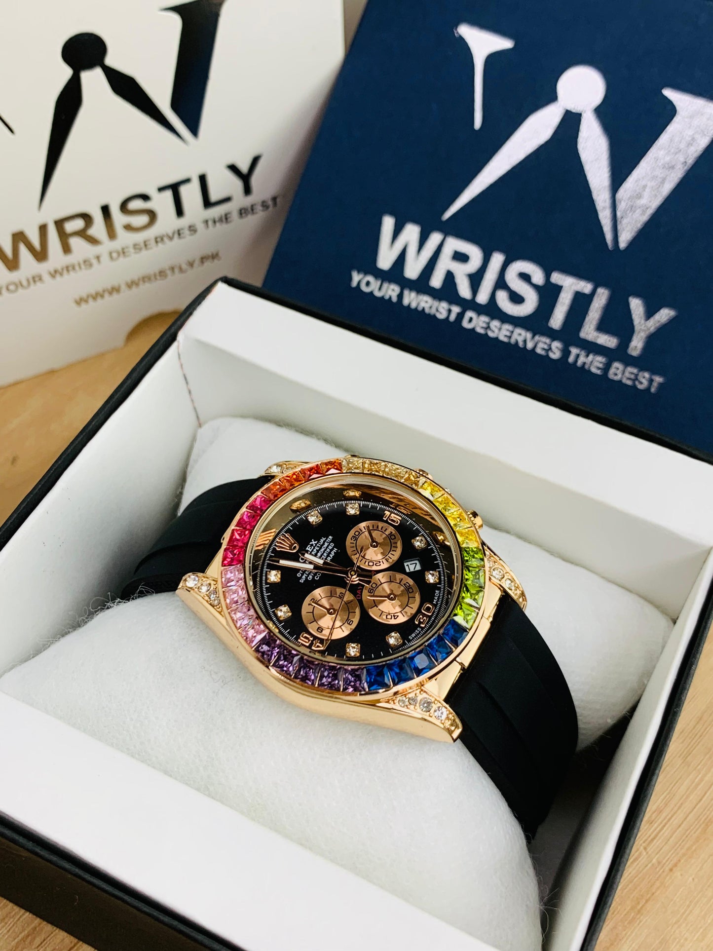 RLX DAYTONA RAINBOW STONE