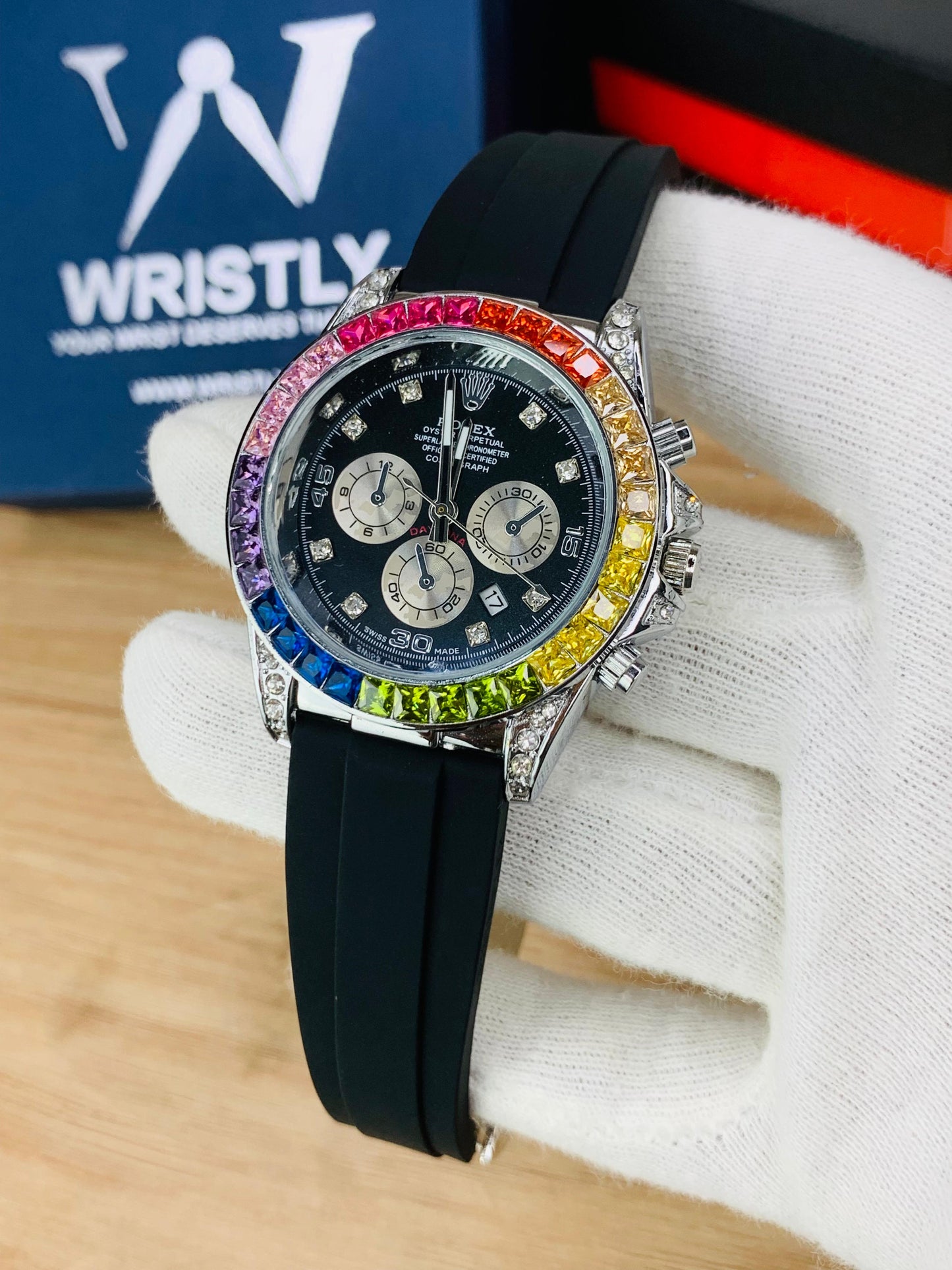 RLX DAYTONA RAINBOW STONE
