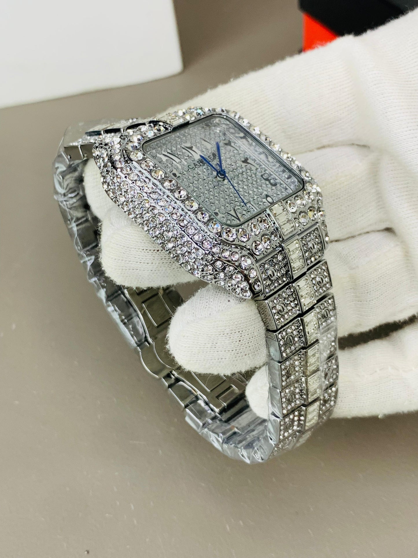 Cartier Arabic Dial Full Stone (UNISEX)