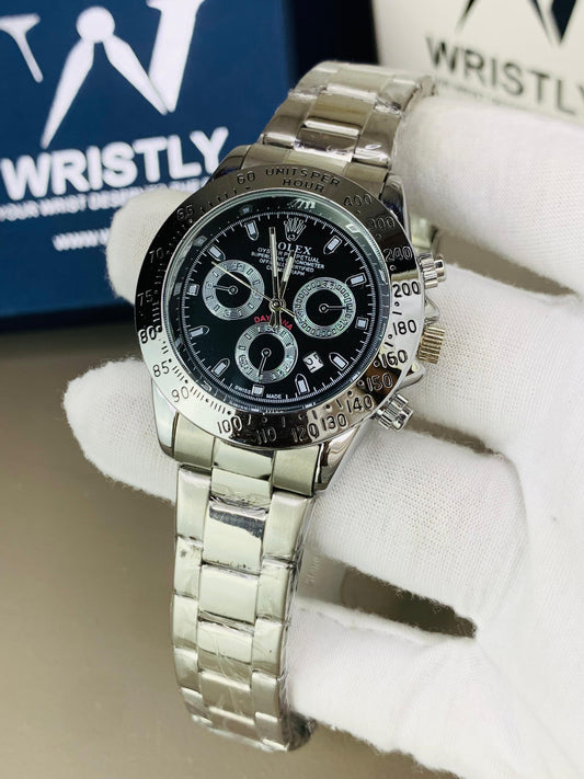 RLX Daytona Silver-Black