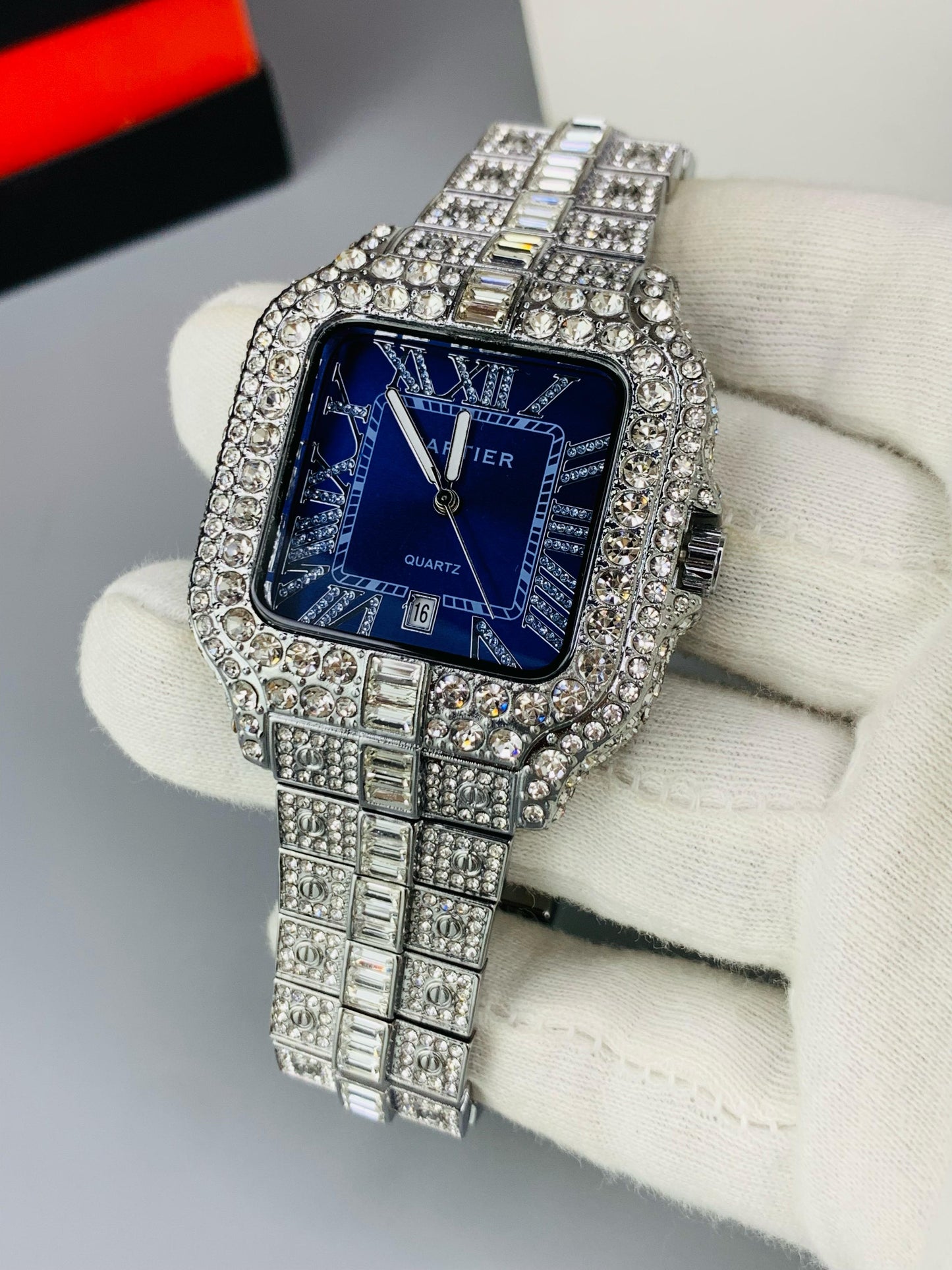 Cartier Silver Full Stone (UNISEX)