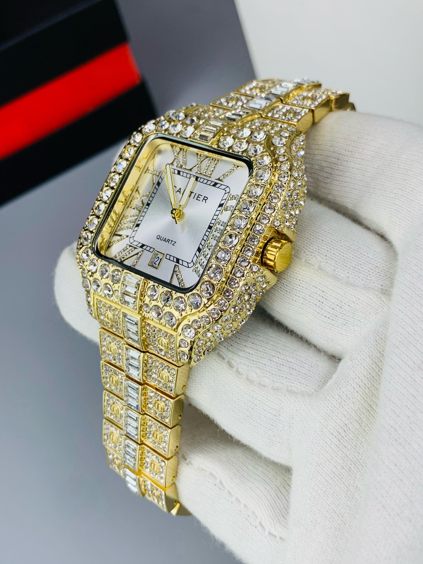 Cartier Golden Full Stone (UNISEX)