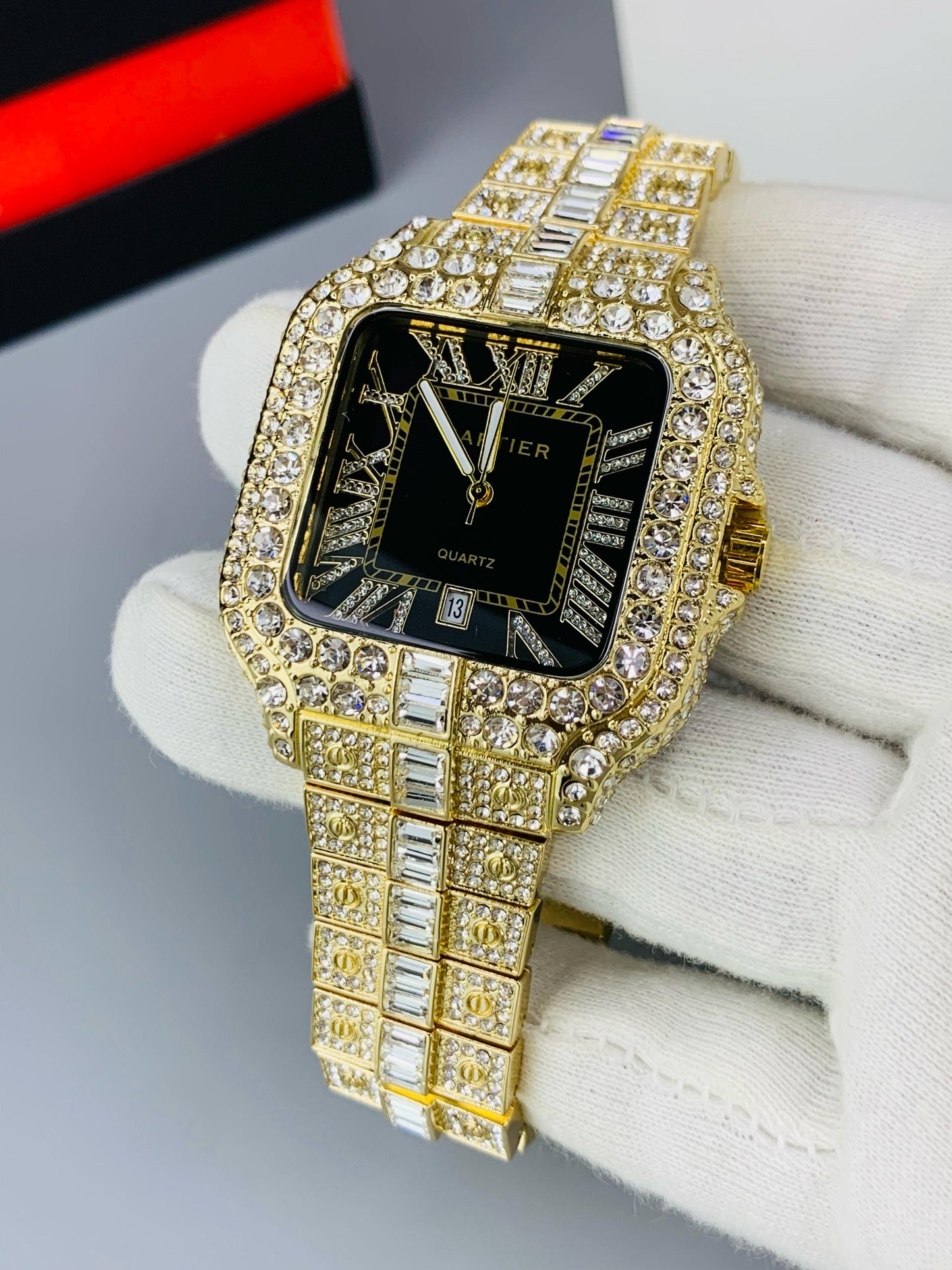 Cartier Golden Full Stone (UNISEX)