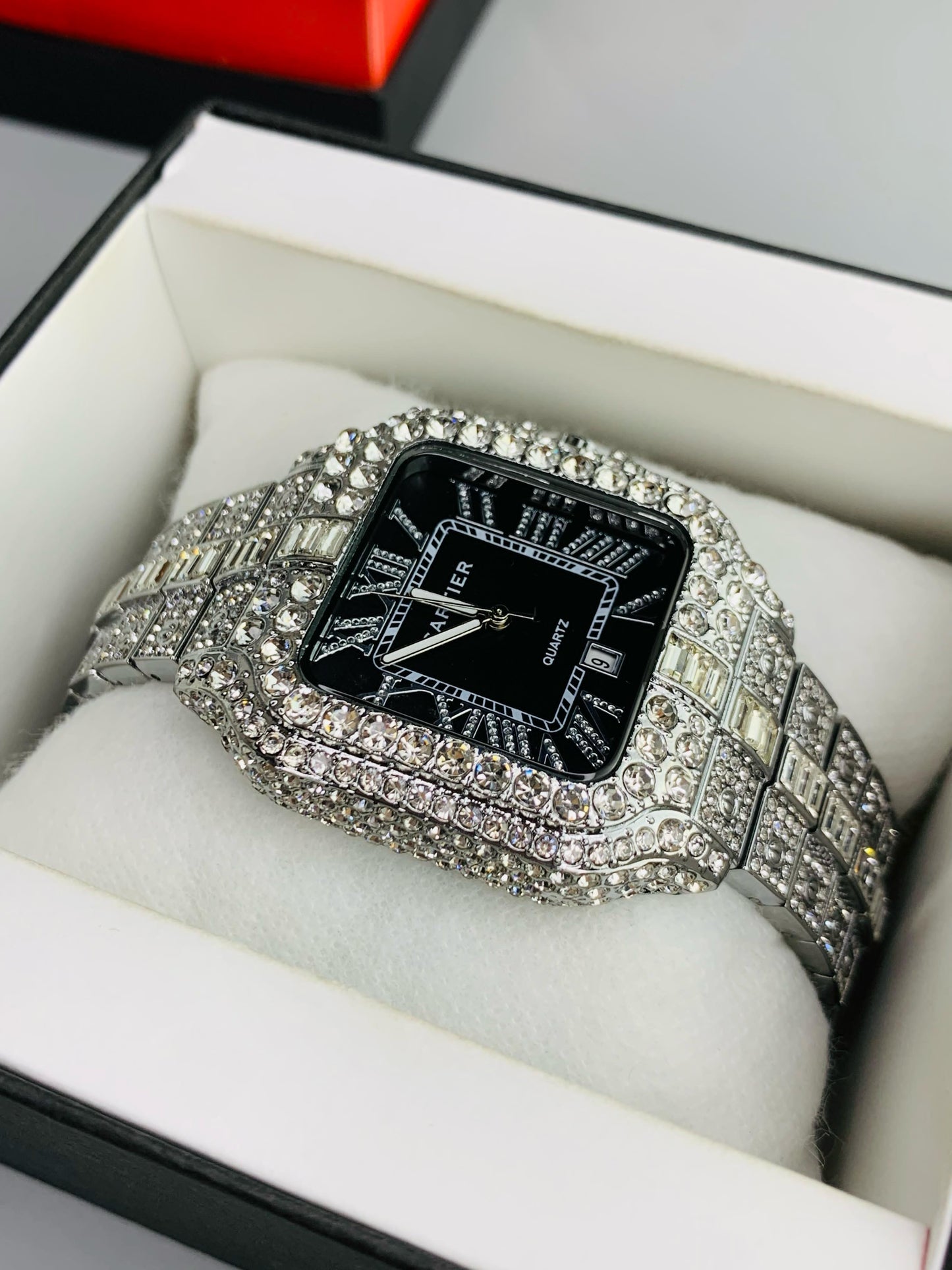 Cartier Silver Full Stone (UNISEX)