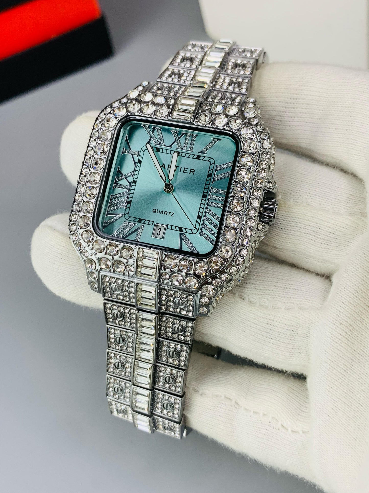 Cartier Silver Full Stone (UNISEX)