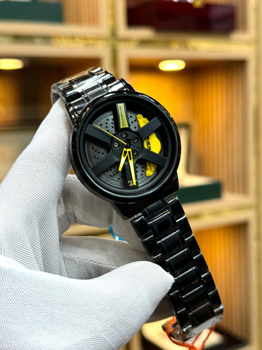 Wheels Rolling Creative Watch